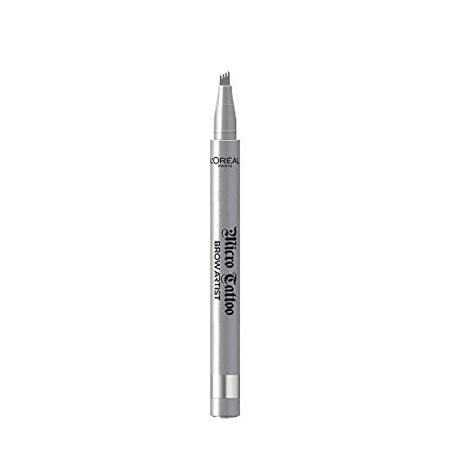 L'Oréal Paris - Brow Artist Micro Tattoo, Perfilador de Cejas, Tono 107 Cool Brunette