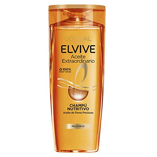 L'Oreal Paris Elvive Aceite Extraordinario Champú Nutritivo para Pelo Seco - 285 ml