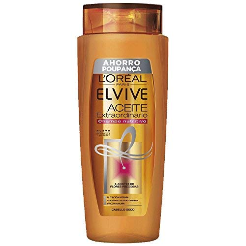 L'Oreal Paris - Elvive Champú Aceite Extraordinario, para Cabellos Normales y Grasos, 700 ml