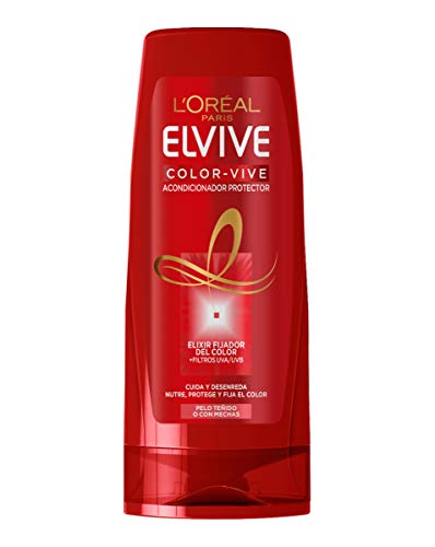 L'Oréal Paris - Elvive Color Vive Acondicionador Protector, Cabellos Teñidos o con Mechas, Cuida y Desenreda - 300 ml