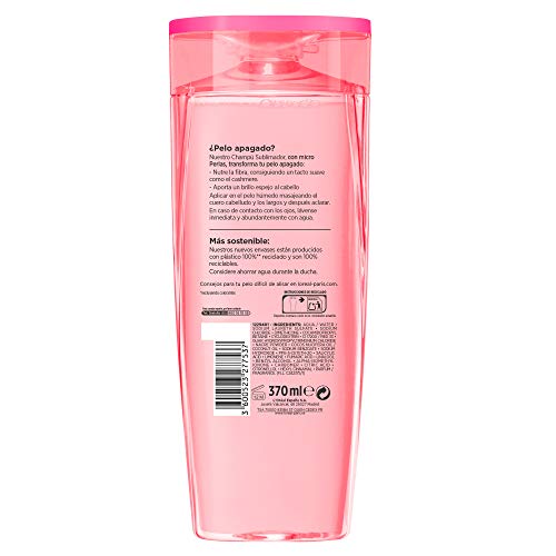 L'Óreal Paris Elvive Nutri Gloss, Champú - 370ml