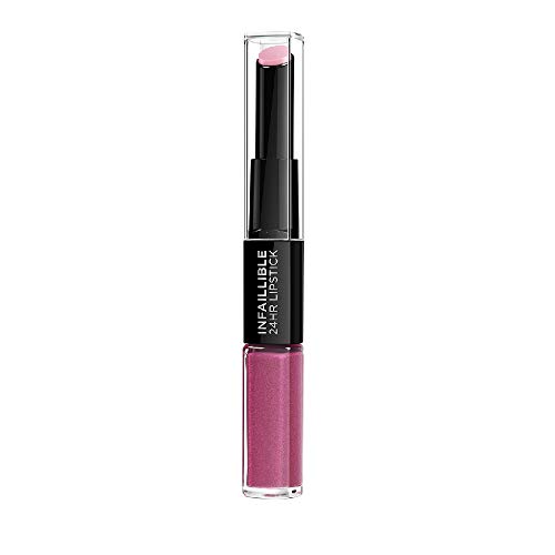 L'Oréal Paris Pintalabios 24H Permanente, Color Rosa 121 Flawless Fushia