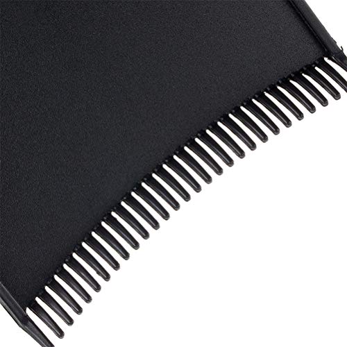 Lurrose 3pcs Barber Flat Top Junta de paleta peine pelo resalte seccionamiento peine conjunto (negro)