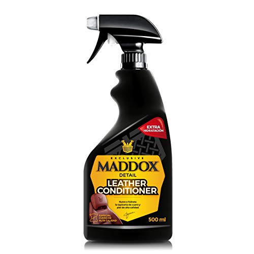 Maddox Detail - Leather Care Kit - Limpiador y acondicionador de cuero y piel. Incluye microfibra gratis.