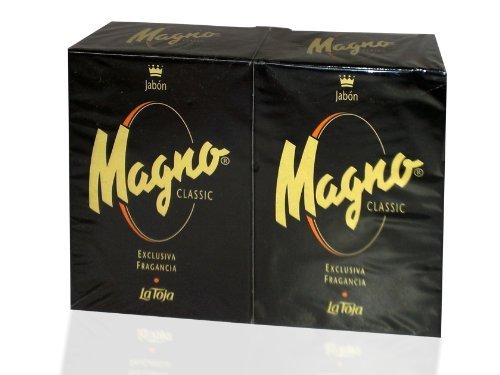 Magno Jabon por La Toja Magno clásico negro glicerina Set de jabón