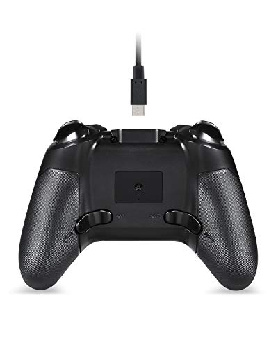 Mandos Inalámbricos, [Es Stock] EasySMX 2.4G Mandos PS3 Batería, Gamepad con 5 Velocidades para Adjustar LED, Vibración Dual, TURBO y 4 Botones Programables para PS3/ Andriod Móvil/PC/Tablet/TV/TV BOX