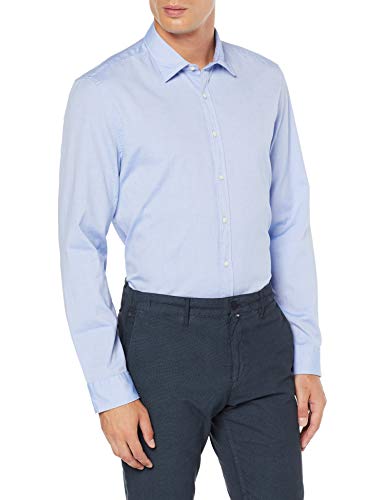 Marc O'Polo B21150442112 Camisa, Azul (Combo E86), X-Small para Hombre