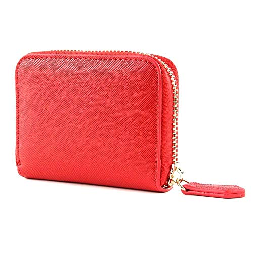 Mario Valentino VALENTINO by Divina SA Zip Around Wallet XS Rosso