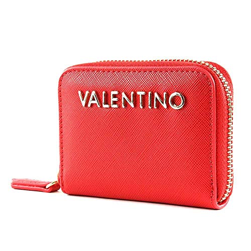 Mario Valentino VALENTINO by Divina SA Zip Around Wallet XS Rosso