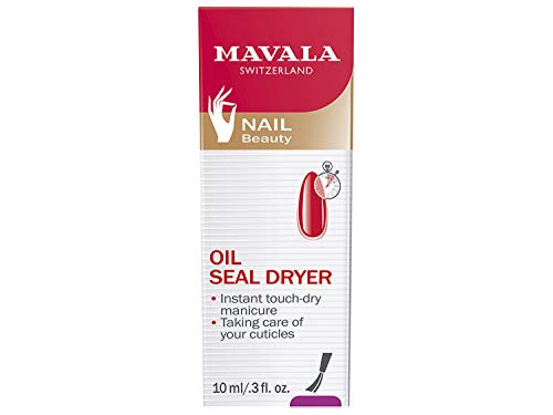 Mavala Oil Seal Dryer Aceite Secante Instantáneo de Uñas con Aceite de Algodón y Vitamina E, Anti-Oxidante, 10 ml