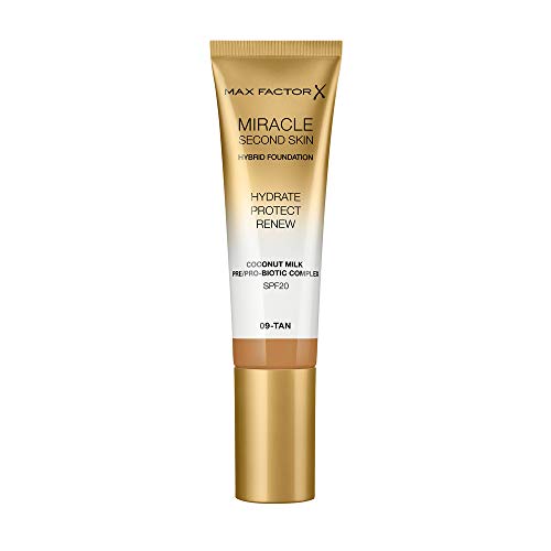 Max Factor Miracle Touch Second Skin Base De Maquillaje, Tono 09, 30 Ml