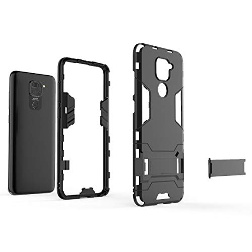 Max Power Digital Funda para móvil Xiaomi Redmi Note 9 (6.53") con Soporte - Carcasa Híbrida Antigolpes Resistente (Xiaomi Redmi Note 9, Azul Marino)