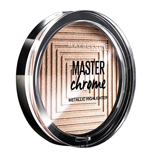 Maybelline Master Chrome - 200 - Highlighter polvo facial 1 - Polvos faciales (Molten Bronze, 68 ml, 74 mm, 74 mm, 12 mm, 46 g)