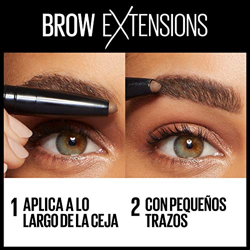 Maybelline New York Brow Extensions Stick de Cejas Tono 04 Medium Brown