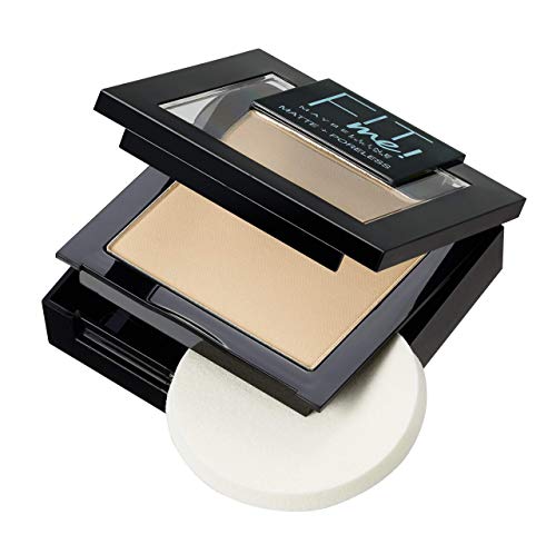 Maybelline New York Fit Me - Polvos Compactos Matificantes y Sin Brillos, Tono 115 Ivory