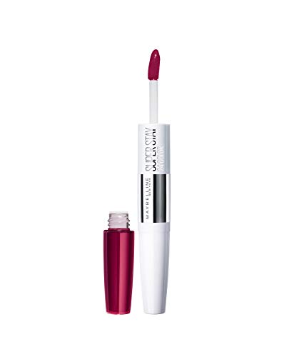 Maybelline New York - Superstay 24H, Pintalabios Mate de Larga Duración, Tono 830 Rich Ruby