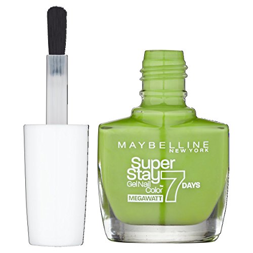 Maybelline SuperStay Mega Watt 7days 660 Lime Me Up Verde esmalte de uñas - esmaltes de uñas (Verde, Lime Me Up, Francia, 1 pieza(s), 20 mm, 78 mm)