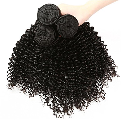 Meydlee 1 PC 1oo la extensión del pelo rizado rizado humano barato 1 Paquete de Remy de la Virgen del pelo humano de la armadura de la trama de 100 gramos de negro de Natural , 26inch