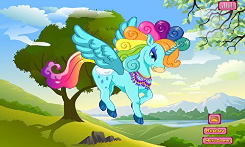 Mi unicornio arcoiris - creadora de pony, juegos para chicas