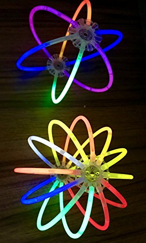 molinoRC | 50 Mutila luminiscente Varillas | Pulseras | Glow Stick | Party Luces | Neon Rojo Amarillo Verde Rosa Naranja Azul | Premium Luces, Leuchten Eternidad | Deutsche Marca Express Envío BRD