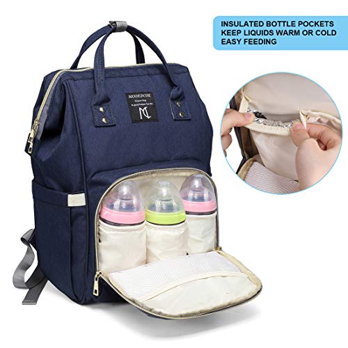 Mooedcoe Mochila Pañales Maternal Bolso Carro Bebé Mochila Carrito Bebe Impermeable