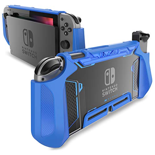 Mumba Carcasa para Nintendo Switch [Blade Series] Compatible con Nintendo Switch Console y Controlador Joy-Con Azul