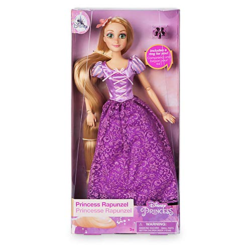 Muñeca oficial Disney Princess 30cm Rapunzel con anillo