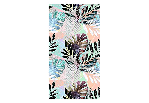 murando Fotomurales Hojas Tropicales Monstera 150x280 cm Papel pintado tejido no tejido Decoración de Pared decorativos Murales moderna de Dise?o Fotográfico Exotico Colorido b-B-0298-am-a