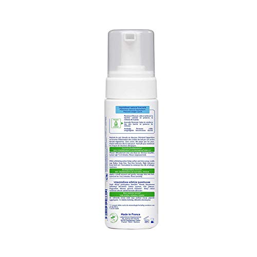 Mustela - Champú de espuma para recién nacidos, 150 ml