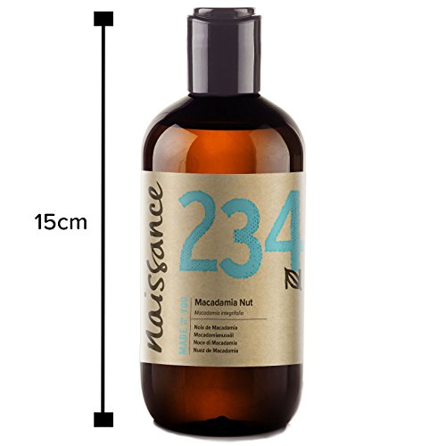 Naissance Nuez de Macadamia - Aceite Vegetal Prensado en Frío 100% Puro - 500ml (2 x 250ml)