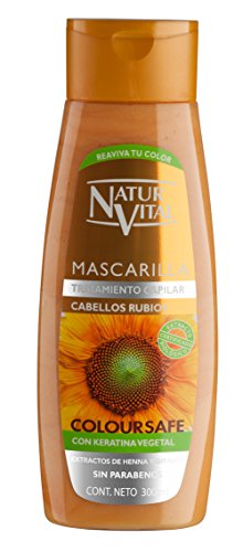 NATUR VITAL mascarilla capilar color cabellos rubios bote 300 ml