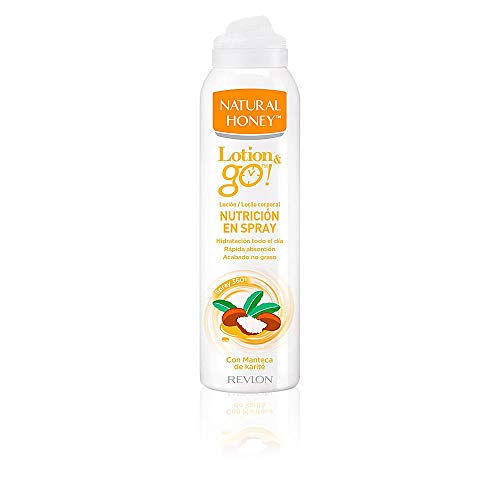 Natural Honey Loción Corporal en Spray Lotion&Go! Nutrición 200ml, pack de 6