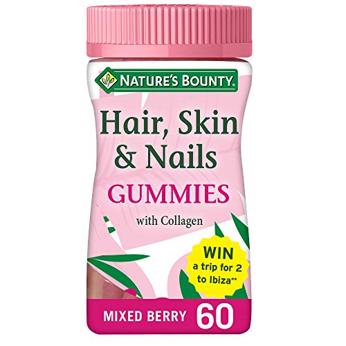 Nature's Bounty Complemento alimenticio para el Pelo, Piel y Uñas Gummies - 60 Unidades