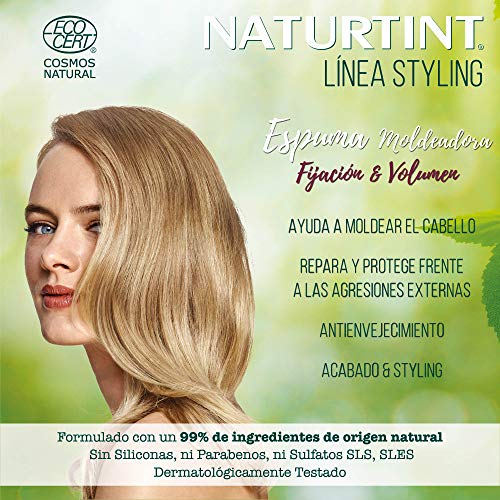 Naturtint Eco Espuma Moldeadora, Repara y Protege Agresiones Externas 125ml