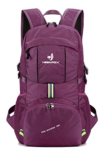 NEEKFOX Mochila Ligera y compacta para Viaje, Excursionismo o Uso Diario, Mochila para Acampar Plegable de 35 L, Mochila Deportiva Ultraligera para Exteriores