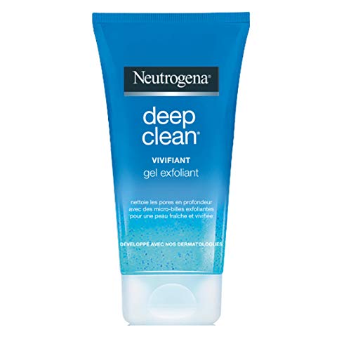 Neutrogena – Deep Clean Gel Exfoliante vivifiant – Tubo 150 ml