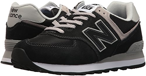 New Balance Mujer 574v2 Core, Zapatillas Negro (Black), 41.5 EU