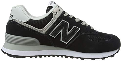 New Balance Mujer 574v2 Core, Zapatillas Negro (Black), 41.5 EU