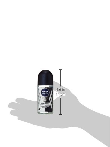 Nivea Men Deodorante, Invisible For Black & White Deo Roll-On - 160 g