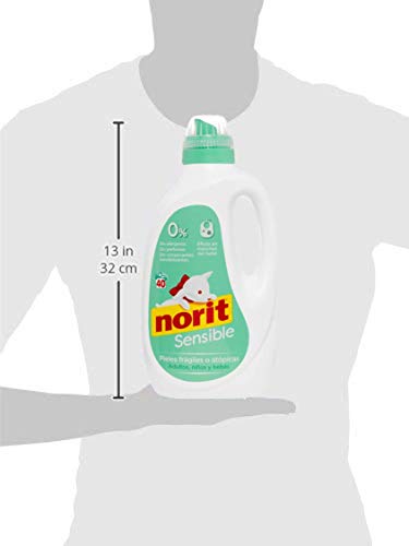 Norit - Detergente Líquido especial Pieles sensibles, 40 lavados, 2120 ml