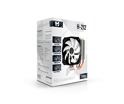 Nox Hummer H-212 - NXHUMMERH212 - Ventilador CPU 120 mm, PWM