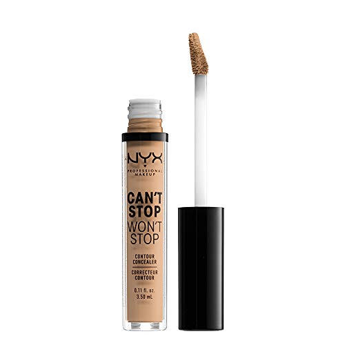 Nyx Professional Makeup Corrector No Comedogénico, Waterproof Y De Larga Duración Can'T Stop Won'T Stop 24H Tono 9 Medium Olive Para Pieles Medio Claras