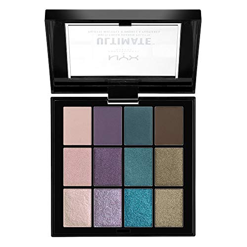 NYX PROFESSIONAL MAKEUP Paleta de sombras de ojos Ultimate Multi-Finish Shadow Palette Tono 7 Smoke Screen Color Multicolor