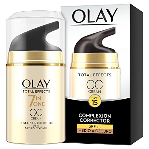 OLAY Total effects 7 en 1 crema CC tono medio a oscuro antiedad caja 50 ml