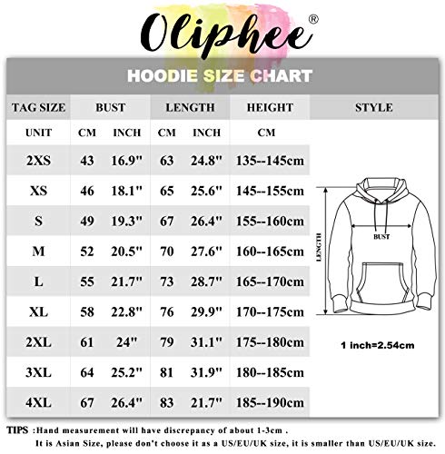 OLIPHEE Sudaderas con Capucha Impresión llanto de pájaro de Lil Peep para Hombre Hei-XL