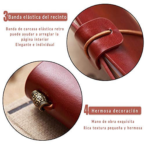 OMNIQI Regalo para hija, Un regalo de mamá a hija, Diario de cuero para mi hija, regalos originales cuaderno de viaje notas, libretas bonitas ideas regalo mujer, regalo de navidad de madre a hija