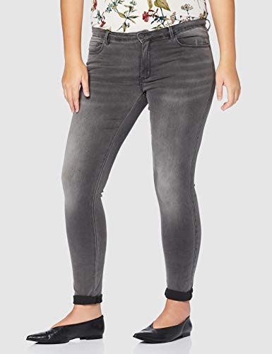 Only Onlroyal Reg SK Dnm Jeans Bj312 Noos Vaqueros Skinny, Gris (Dark Grey Denim Dark Grey Denim), W30/L32 para Mujer