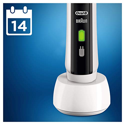 Oral-B PRO 2 2000 Cepillo Eléctrico Recargable con Tecnología De Braun, 1 cabezal de recambio, negro