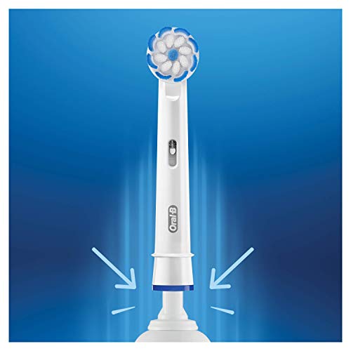 Oral-B Sensi Ultrathin - Cabezales de Recambio, Pack de 8 Recambios para Cepillo Eléctrico Recargable, Limpieza Superior y Protección de las Encías