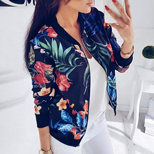 Overdose Las SeñOras De Las Mujeres De ImpresióN De Manga Larga Tops Blanco Cremallera Mejor Regalo De La Chaqueta Caliente Outwear Negro Tops Sueltas Top